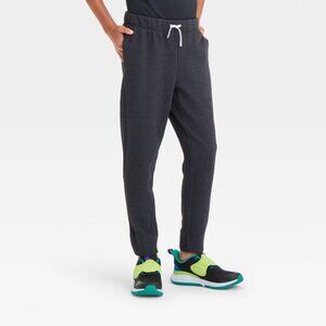 NEW Boys' Pebble Textured Jogger Pants - All In Motion™ Black XL